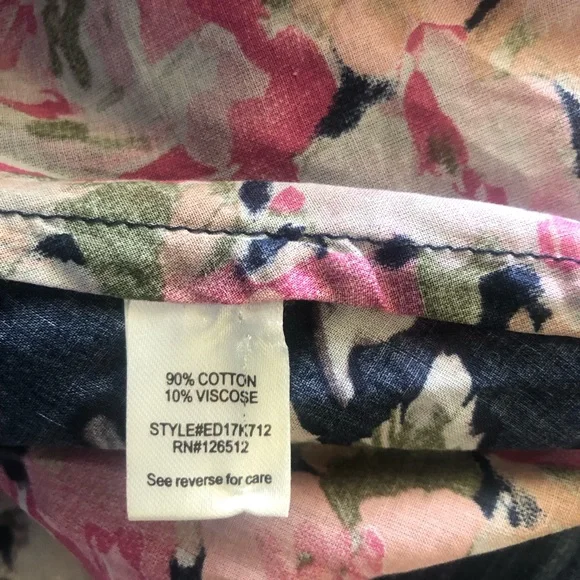 Aratta Medium NWT Floral Black Dress with Lace Sleeves knee length - Picture 13 of 16